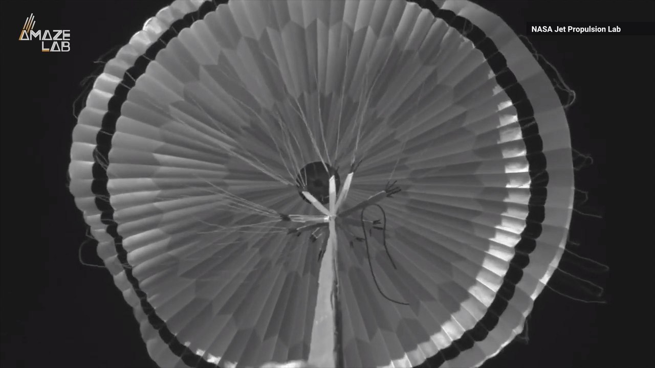 Watch NASA's Mars Parachute Deploy at Record-Breaking Speed