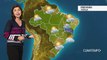 Previsão Brasil – Nuvens carregadas sobre o NE, NO e CO
