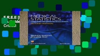 F.R.E.E [D.O.W.N.L.O.A.D] Medical Statistics - A Guide to SPSS, Data Analysis and Critical