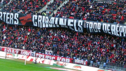 28/10/18 : SRFC-SDR : déploiement banderole 15ème minute