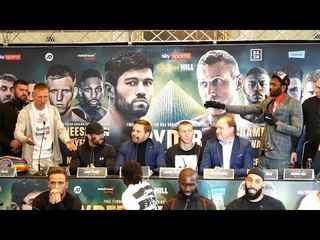 Ted Cheeseman vs Asinia Byfield TEMPERS FLARE AT FINAL PRESS CONFERENCE