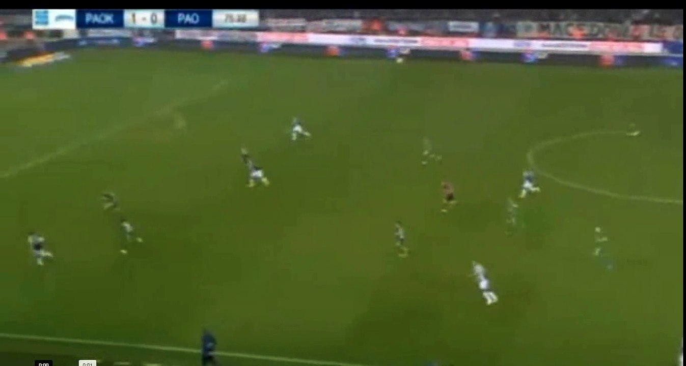 ΠΑΟΚ 2-0  Παναθηναικός  Το Γκολ του Λημνιού 29....