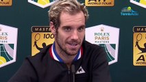 Rolex Paris Masters 2018 - Richard Gasquet sur les cheveux Pink de Benoit Paire : 