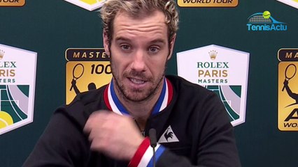Rolex Paris Masters 2018 - Richard Gasquet : "Je suis prêt pour jouer la finale de Coupe Davis contre la Croatie"