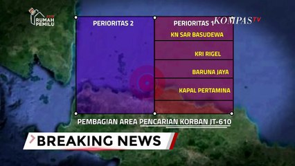 Inilah Sektor Pencarian Korban Lion Air JT-610