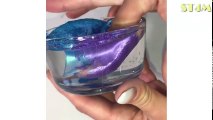 MIXING PIGMENT COLORING SLIME AND MORE l ODDLY SATISFYING SLIME ASMR VIDEO