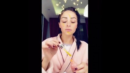 جمال زين كرزون بميكب خليجي وعناية هيا بالشعر والوجه وصول أسوارها الجديد 