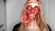 Makeup Artist Creates Terrifying Peeling Face