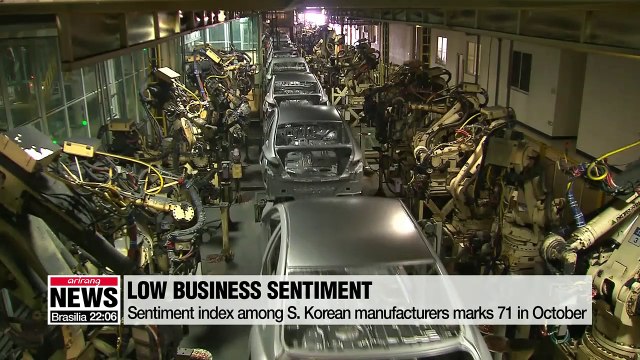 S. Korea's BSI in October marks record low since December 2016: BOK