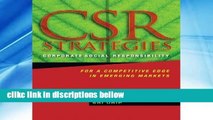 D.O.W.N.L.O.A.D [P.D.F] CSR Strategies: Corporate Social Responsibility for a Competitive Edge in