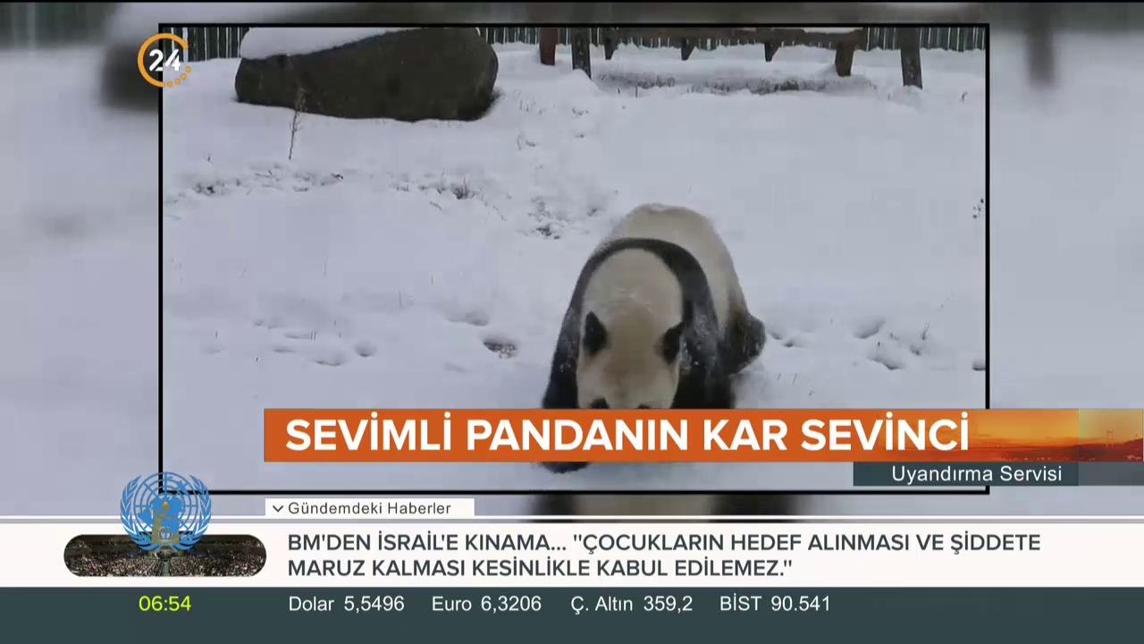 Karda yuvarlandı