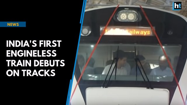 India's first engineless train ‘Train 18’ debuts on tracks