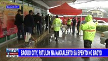 Baguio City, patuloy na nakaalerto sa epekto ng bagyo