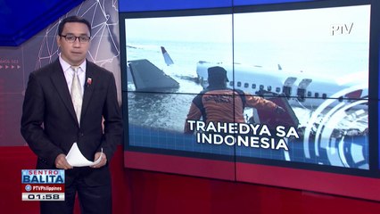 Pamahalaan, nakiramay sa mga biktima ng plane crash sa Indonesia