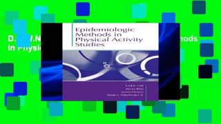 D.O.W.N.L.O.A.D [P.D.F] Epidemiologic Methods in Physical Activity Studies [E.P.U.B]