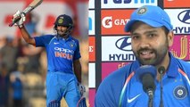 India VS West Indies 4th ODI:Rohit Sharma hails Ambati Rayudu for supportive century | वनइंडिया हिंदी