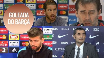 Reações da goleada do Barça ao Real Madrid
