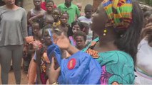 Ivorian solar backpacks used for study