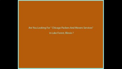 Chicago Packers and Movers  |  Call Now: (847) 675-4840