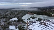 Les Alpes-de-Haute-Provence se réveillent sous la neige