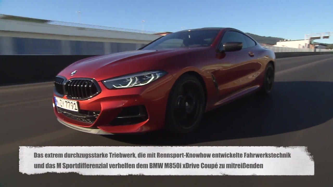 Das neue BMW 8er Coupé - Rennstrecke