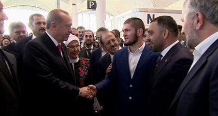 Cumhurbaşkanı Erdoğan, Khabib'in Fotoğrafını Beğendi