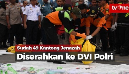Basarnas: 49 Kantong Jenazah Sudah Diserahkan ke DVI Polri