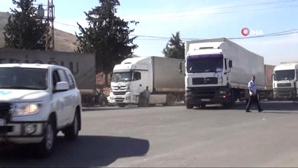 BM'den Suriye'ye 28 Tırlık İnsani Yaşam Malzemesi