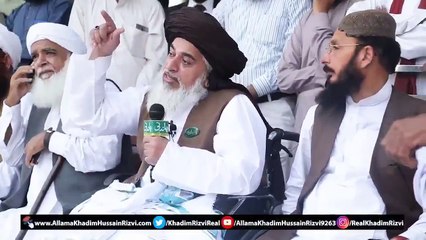 Is the state going to establish its writ or not Khadim Husain throws challenge to men from