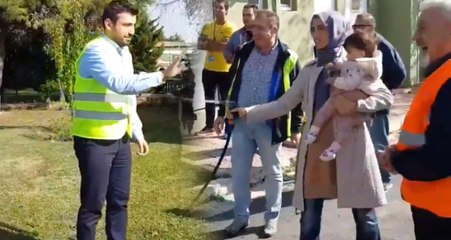 Sümeyye Bayraktar, Kameralar Önünde Eşi Selçuk Bayraktar'ı Islattı