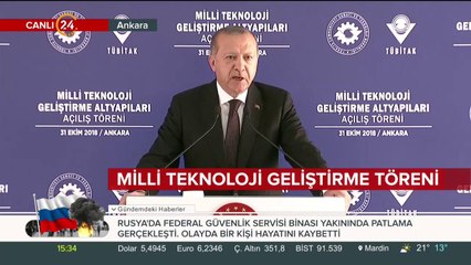 Cumhurbaşkanı Erdoğan: Savunma Sanayii'nde ileri teknoloji