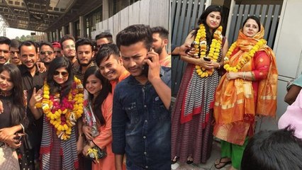 Bigg Boss 12: Saba Khan gets GRAND WELCOME from family & friends in Jaipur; Watch video | FilmiBeat