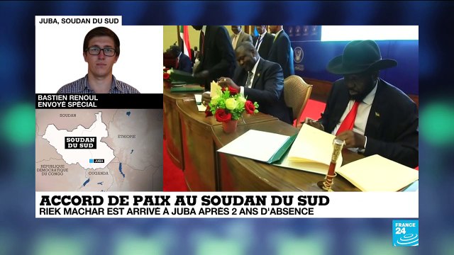 Soudan du Sud : Riek Machar revient à Juba après l'accord de paix