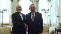 Dışişleri Bakanı Çavuşoğlu, İran Dışişleri Bakanı Zarif ile Bir Araya Geldi