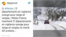 Météo. Dix-sept départements en vigilance neige-verglas, amélioration en Corse.