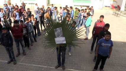 İsrail'in şehit ettiği 3 çocuk son yolculuğuna uğurlandı (2) - GAZZE