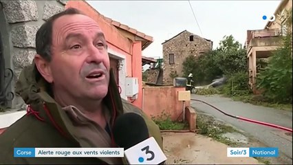 La Corse balayée et soufflée par la tempête Adrian