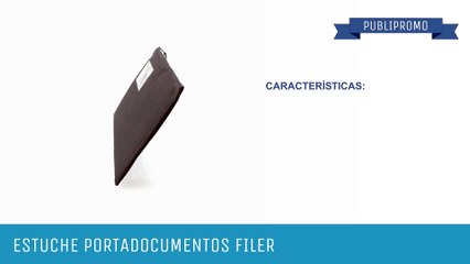 Estuche portadocumentos modelo Filer