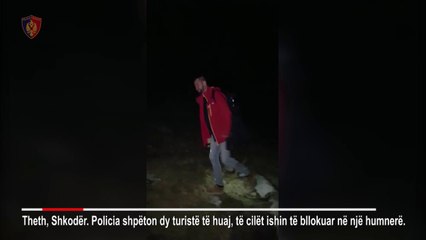 Ora News - Humbin në Theth, dy turistë nga Irlanda e Veriut gjenden pas 8 orë kërkimesh