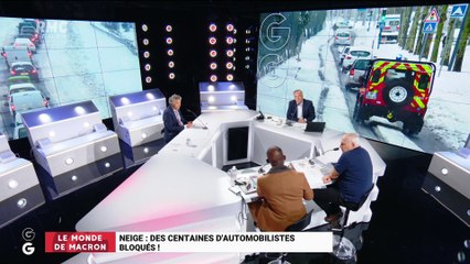 Le monde de Macron: Neige, des centaines d'automobilistes bloqués – 30/10