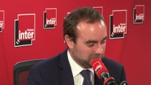 Sébastien Lecornu au micro d'Alexandra Bensaid