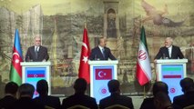 Türkiye-Azerbaycan-İran Üçlü Dışişleri Bakanları Toplantısı - Mevlüt Çavuşoğlu - İSTANBUL