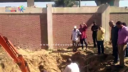 تواصل أعمال مشروع الصرف الصحى بقرية فناره بالإسماعيلية