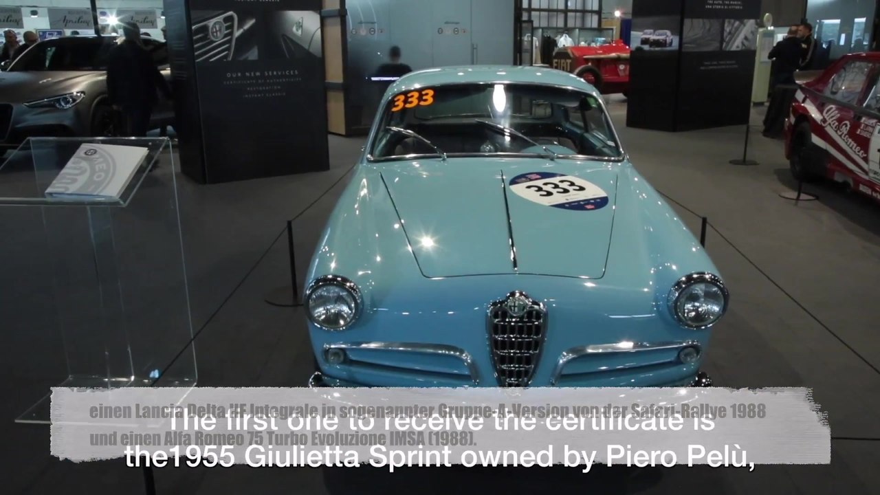 FCA Heritage bei der Oldtimermesse „Auto e Moto d'Epoca' in Padua