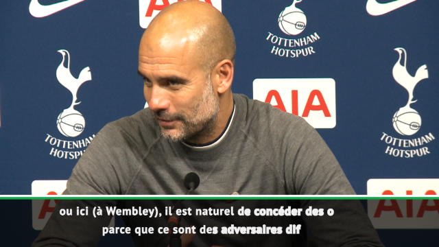 10e j. - Guardiola : C'est normal de concéder des occasions face à Tottenham