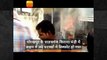 गोरखपुर के साहबगंज किराना मंडी में वाहन में लदे पटाखों में विस्फोट हो गया