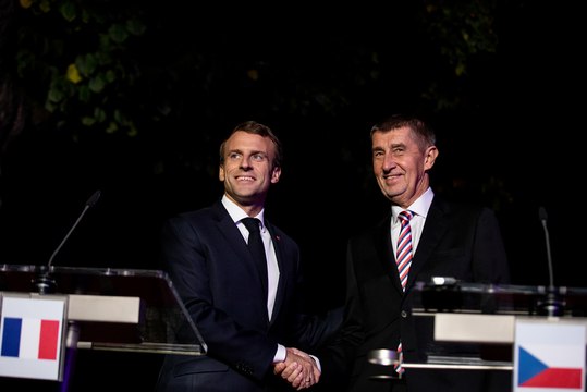 Déclaration conjointe du Président de la République, Emmanuel Macron, et de Andrej Babiš, Premier ministre Tchèque