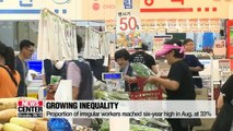 Number of irregular workers tops 6.6 mil. in Korea