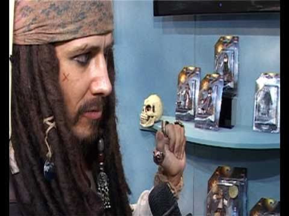 Interview with Captain Jack Sparrow at the London Toy Fair 2011