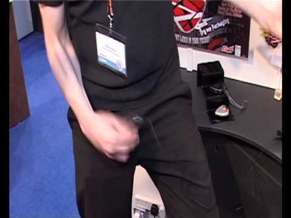 Air Picks Electronic Air Guitar at the London Toy Fair 2011